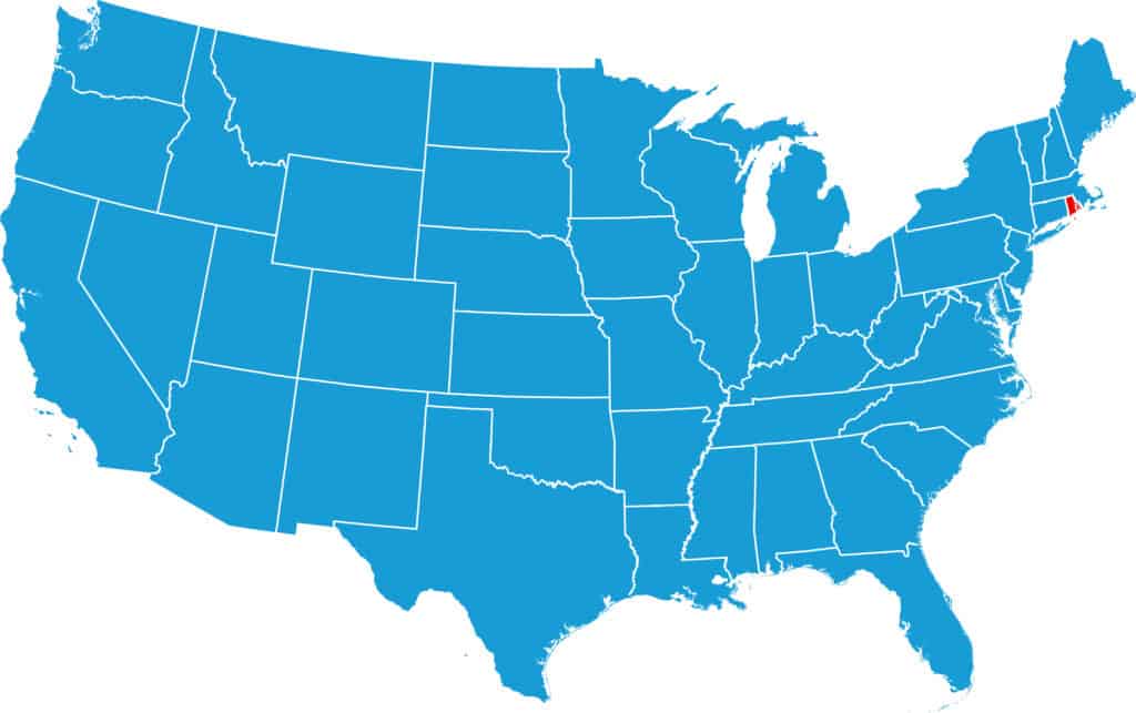 Where is Rhode Island Located in the US