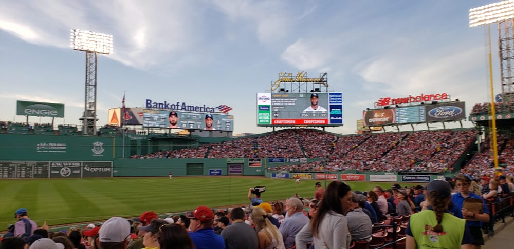 Pictures from Fenway Park in Boston