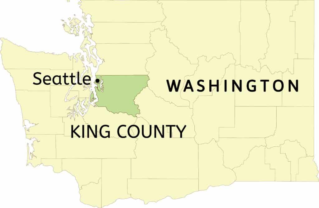Where is Seattle, Washington located on the map