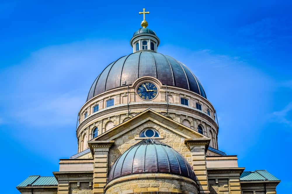 Exterior dome view of the Basilica of St. Josaphat.