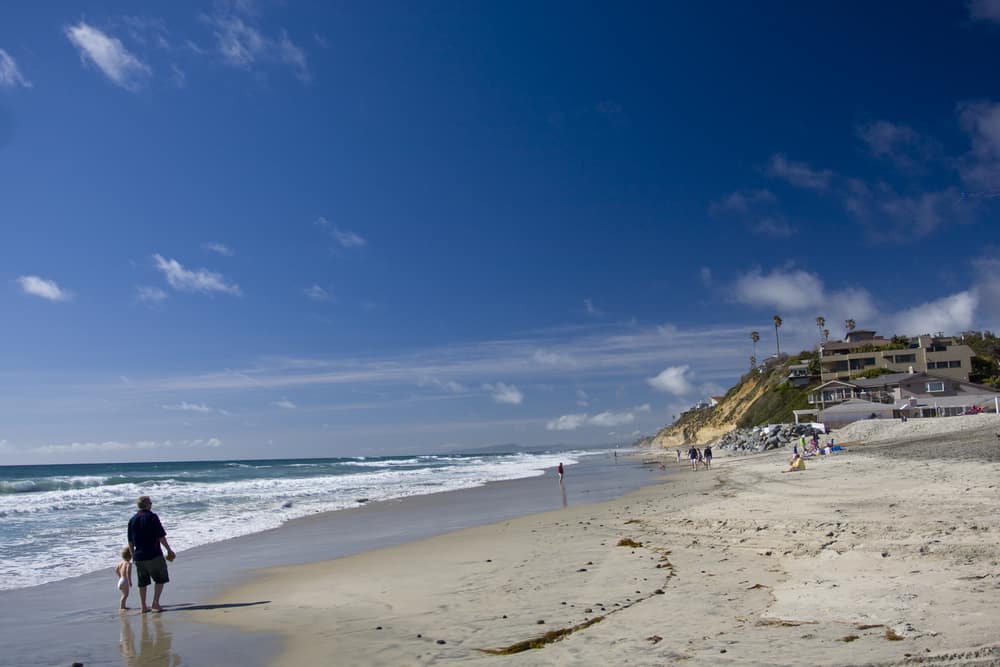 Moonlight beach, Encinitas, California, San Diego County