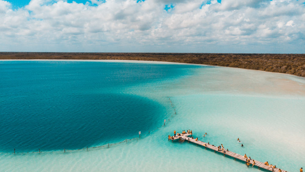The Kaan Luum lagoon is located in Tulum, Quintana Roo in Mexico.
