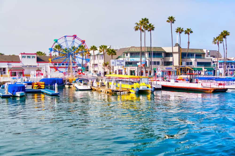 Popular pier at Balboa peninsula