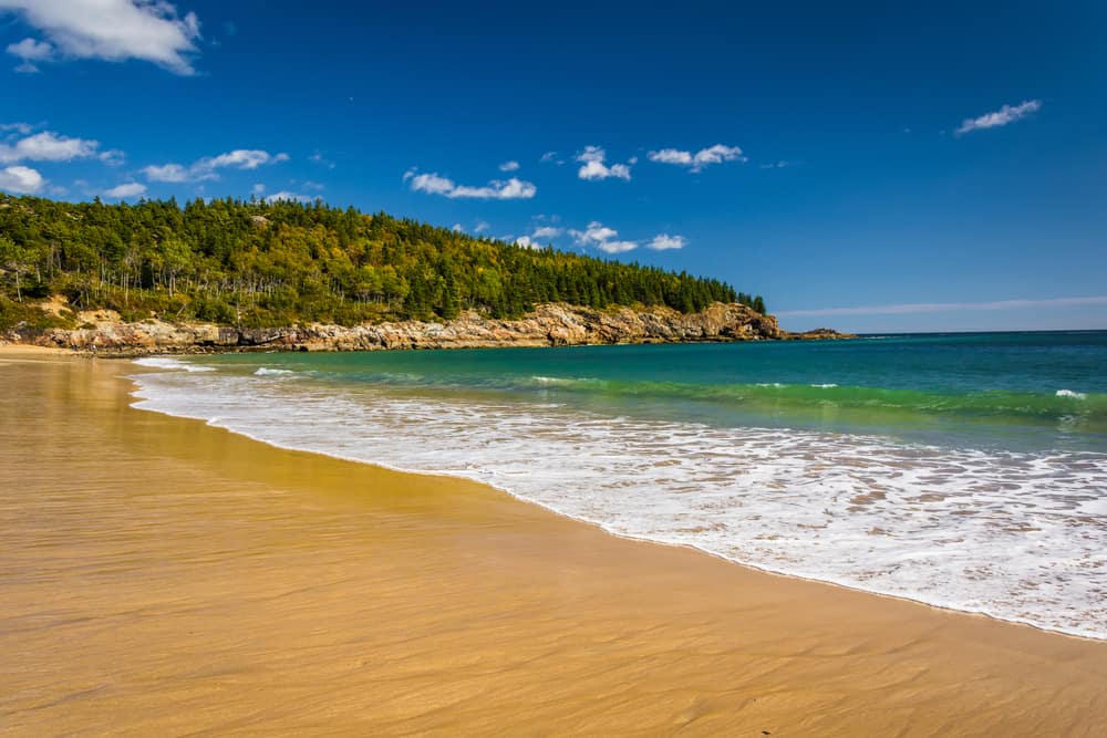 The Sand Beach, at Acadia National Park, Maine.