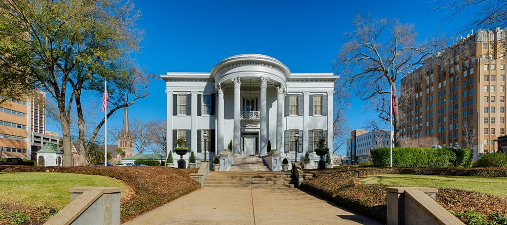 Mississippi Governor's Mansion in Jackson, Mississippi