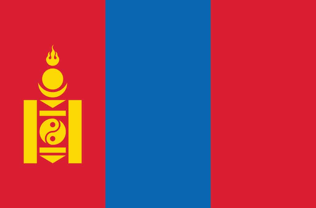 National Mongolia flag