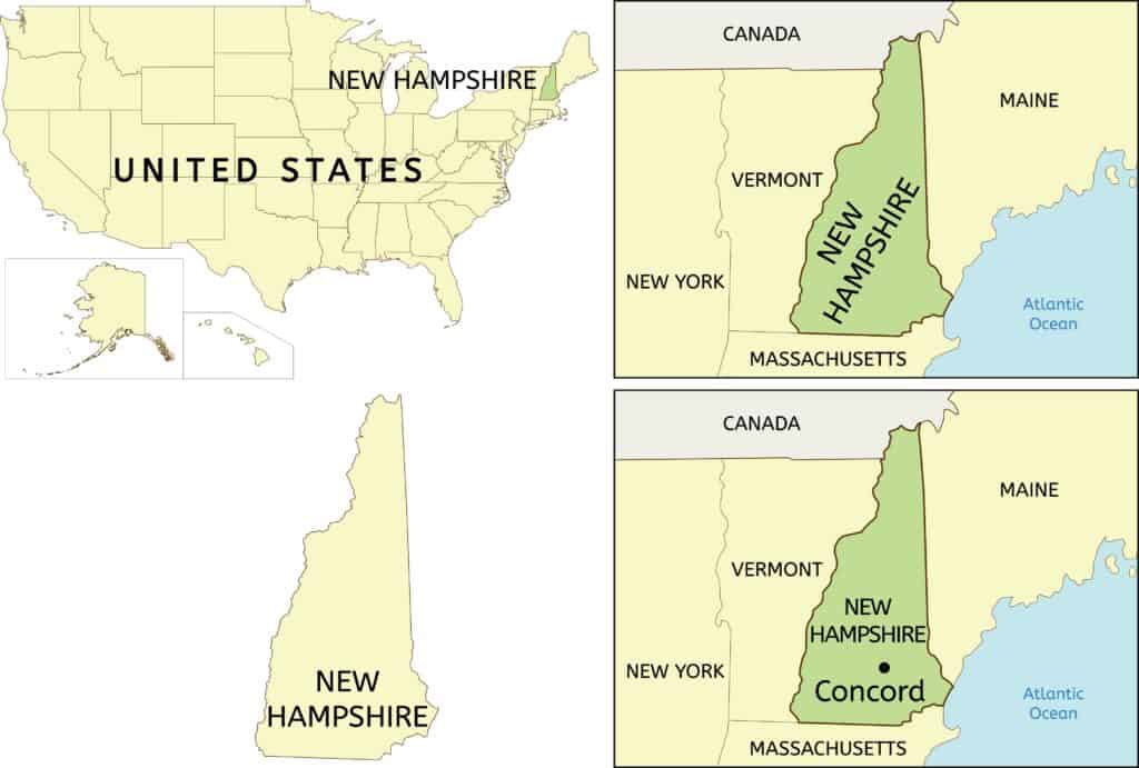 Where is the Capital of New Hampshire Located