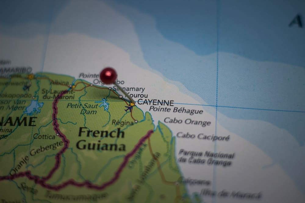 Where Is The Capital of French Guiana Located?