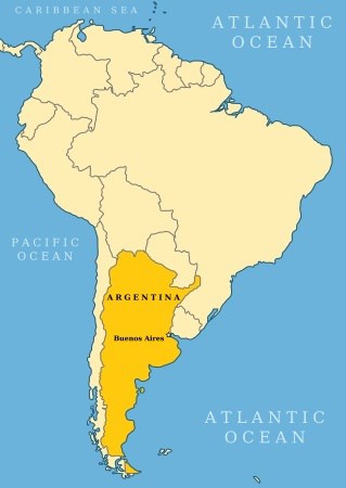 Where is the Capital of Argentina Located
