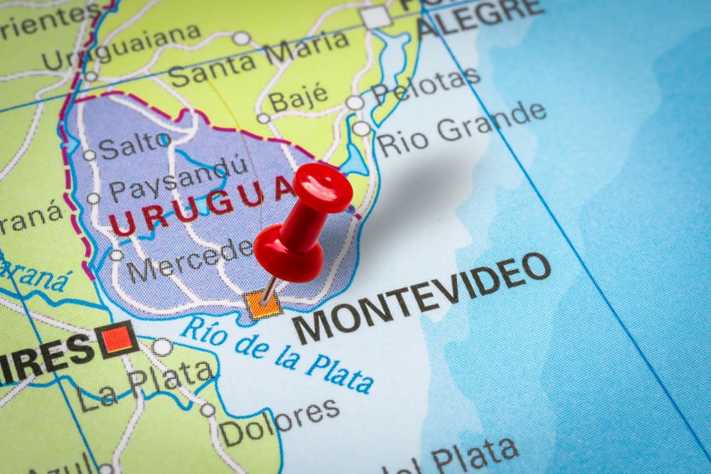 Where is the Capital of Uruguay Located?