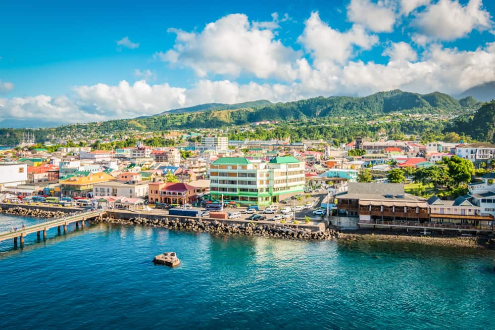 Why is Roseau the capital of Dominica?