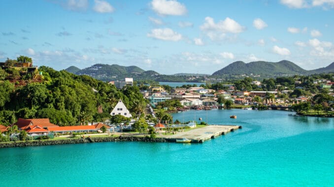 Why is Castries the capital of Saint Lucia?