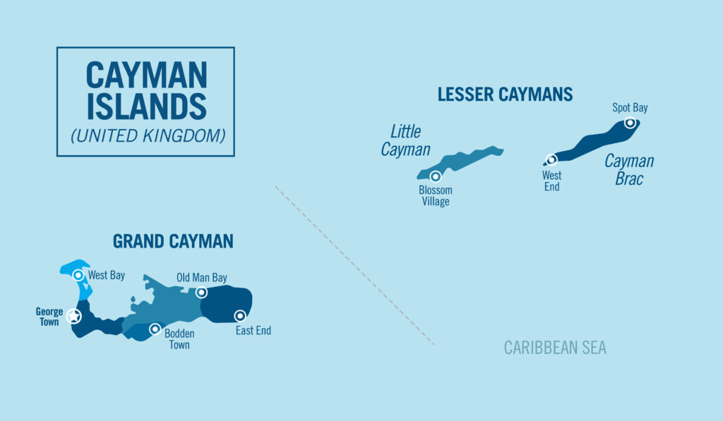 Where Is The Capital Of The Cayman Islands Located?