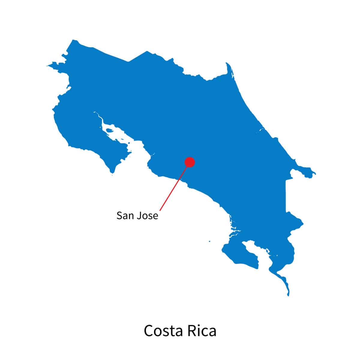 Where is the Capital of Costa Rica Located?