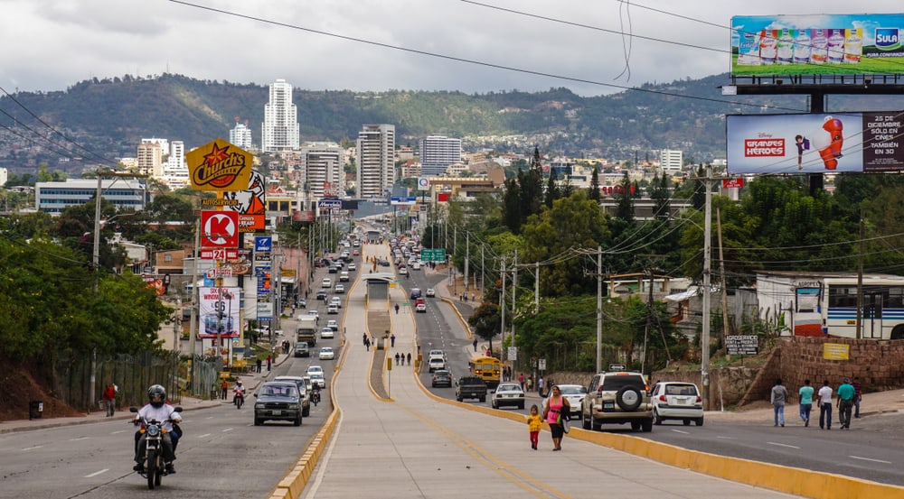  streets of Tegucigalpa.