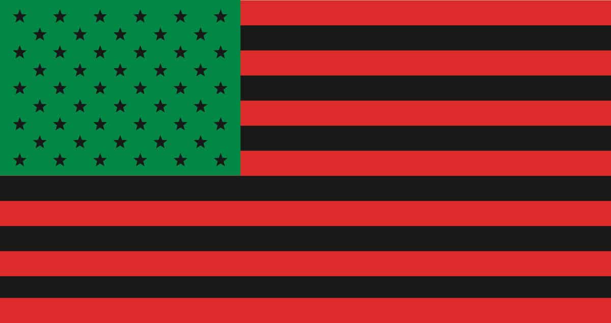 What is the Meaning of the Black, Red, and Green American Flag? - Best ...