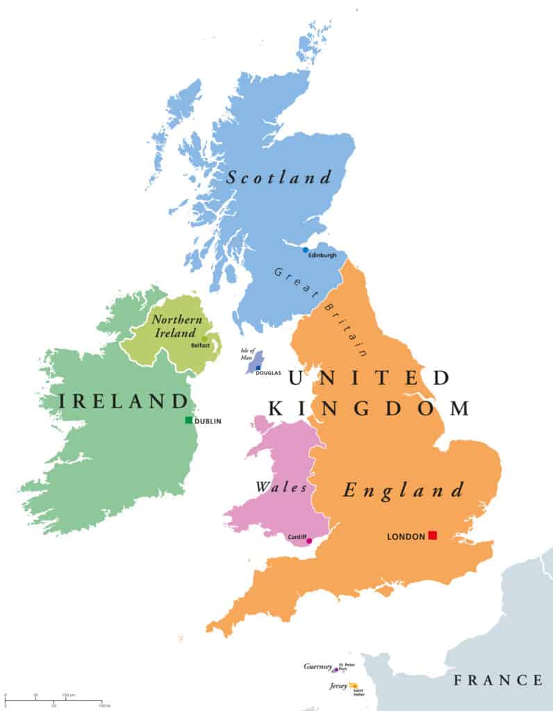 Where Is the Capital of England Located?