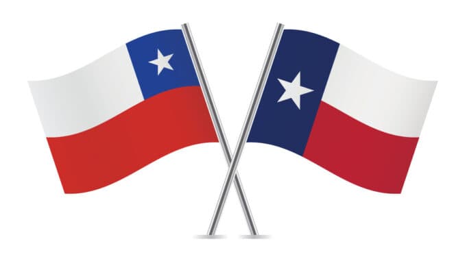 Which Flag Was Made First, Texas or Chile?