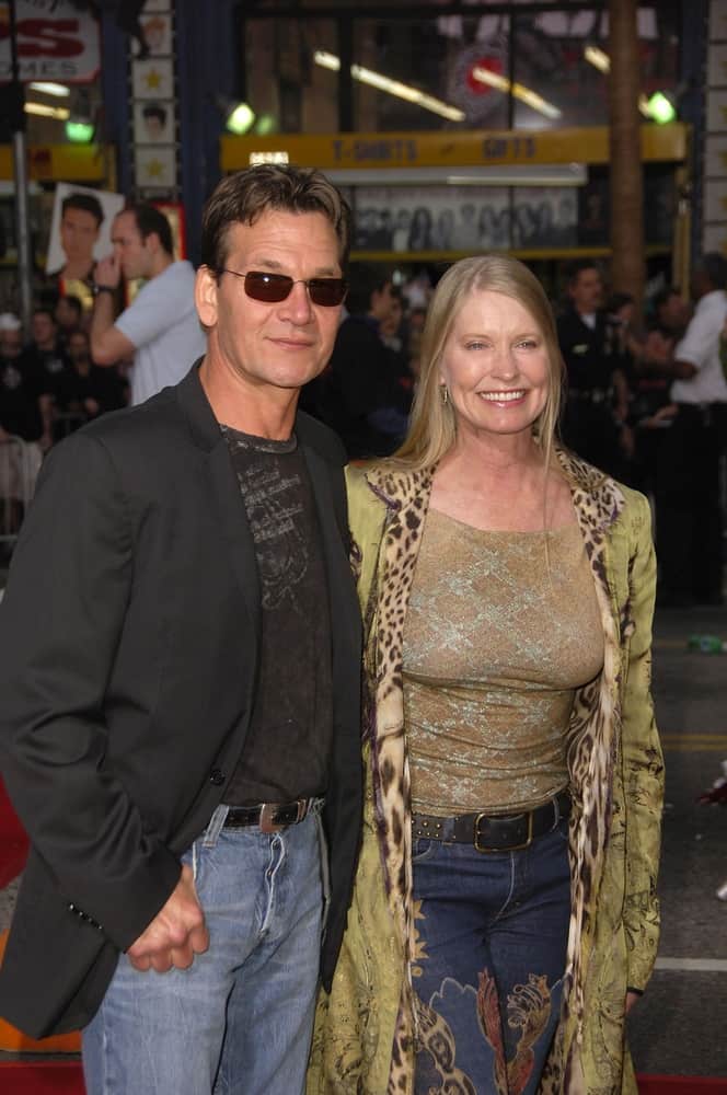 Patrick Swayze, Lisa Niemi at Mission Impossible III screening for Tom Cruise Fan Club